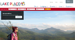 Desktop Screenshot of lakeplacid.com